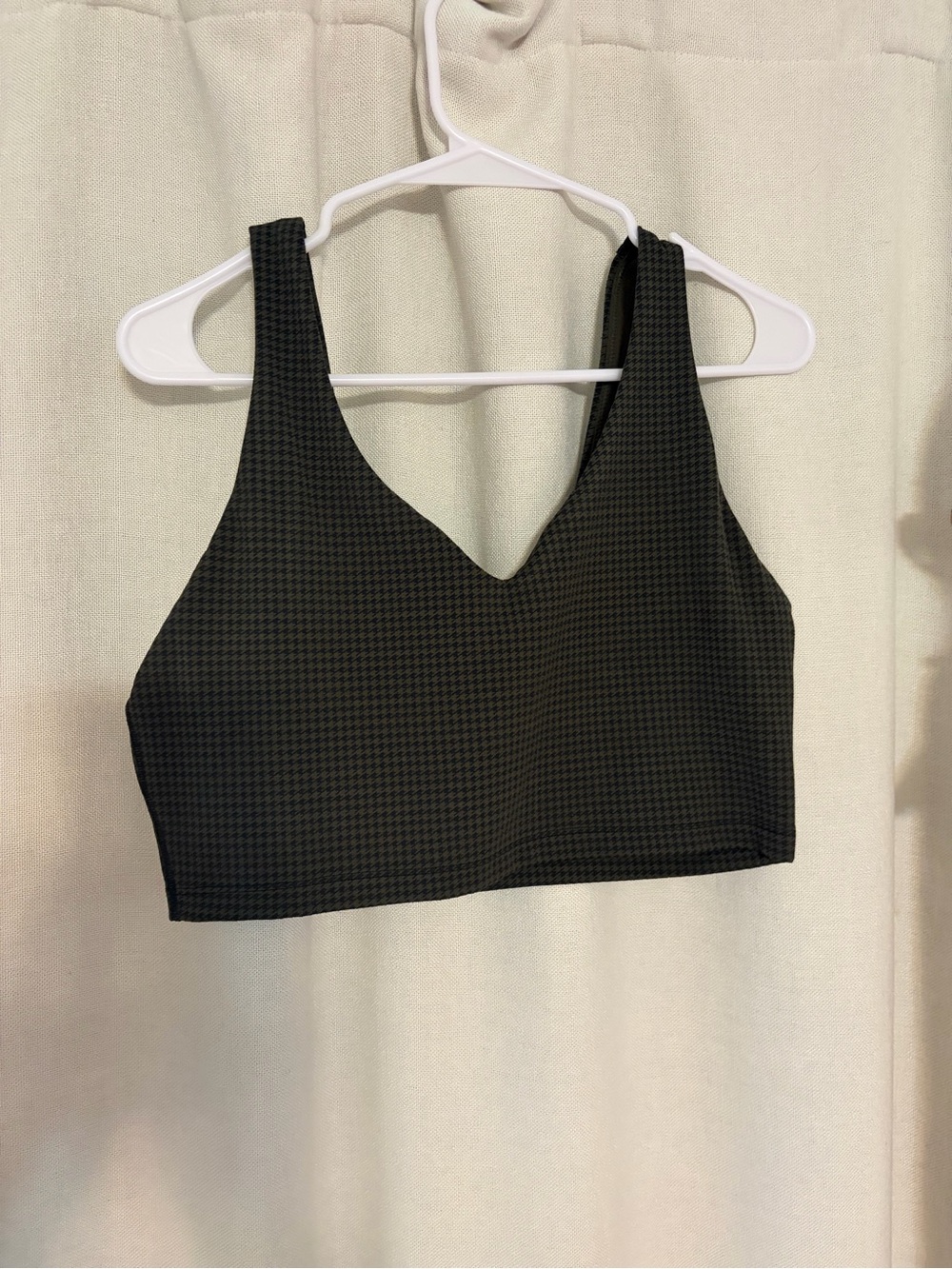 Aerie Houndstooth Bralette Top
